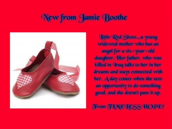jamie little red shoes from timeless hope with shoes